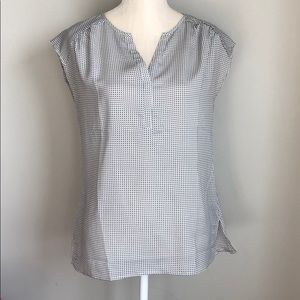 Ann Taylor blouse with split neck. Sz S